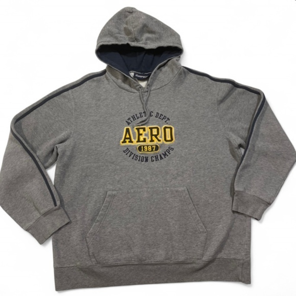 LIKE NEW! Early 2000s Y2K Embroidered Aeropostale Hoodie